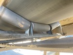 Chassis with Discharge Conveyor Rollers