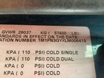General Appearance with Frame Stamp Serial Number/VIN Photo