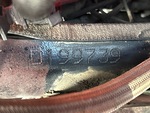 General Appearance with Frame Stamp Serial Number/VIN Photo