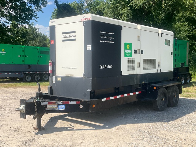 2016 Atlas Copco QAS600 571 kVA Mobile Generator Set 2016 Atlas Copco QAS600 571 kVA Mobile Generator Set