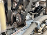 Engine with A/C Compressor