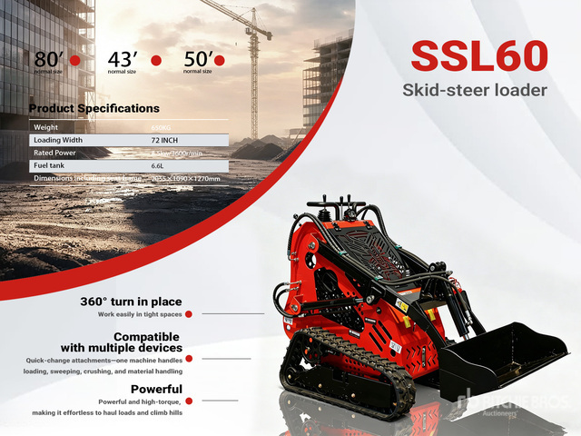 2026 SSL60-RED Compact Track Loader