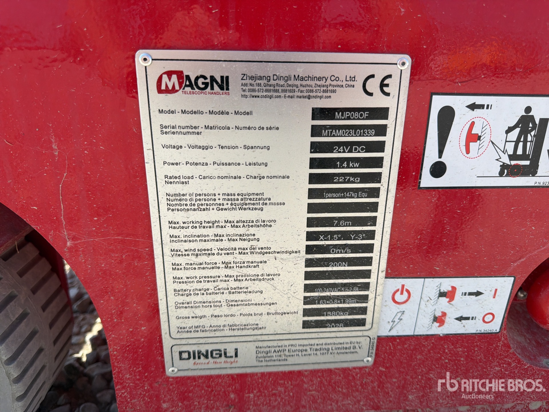 2026 Magni MJP08OF