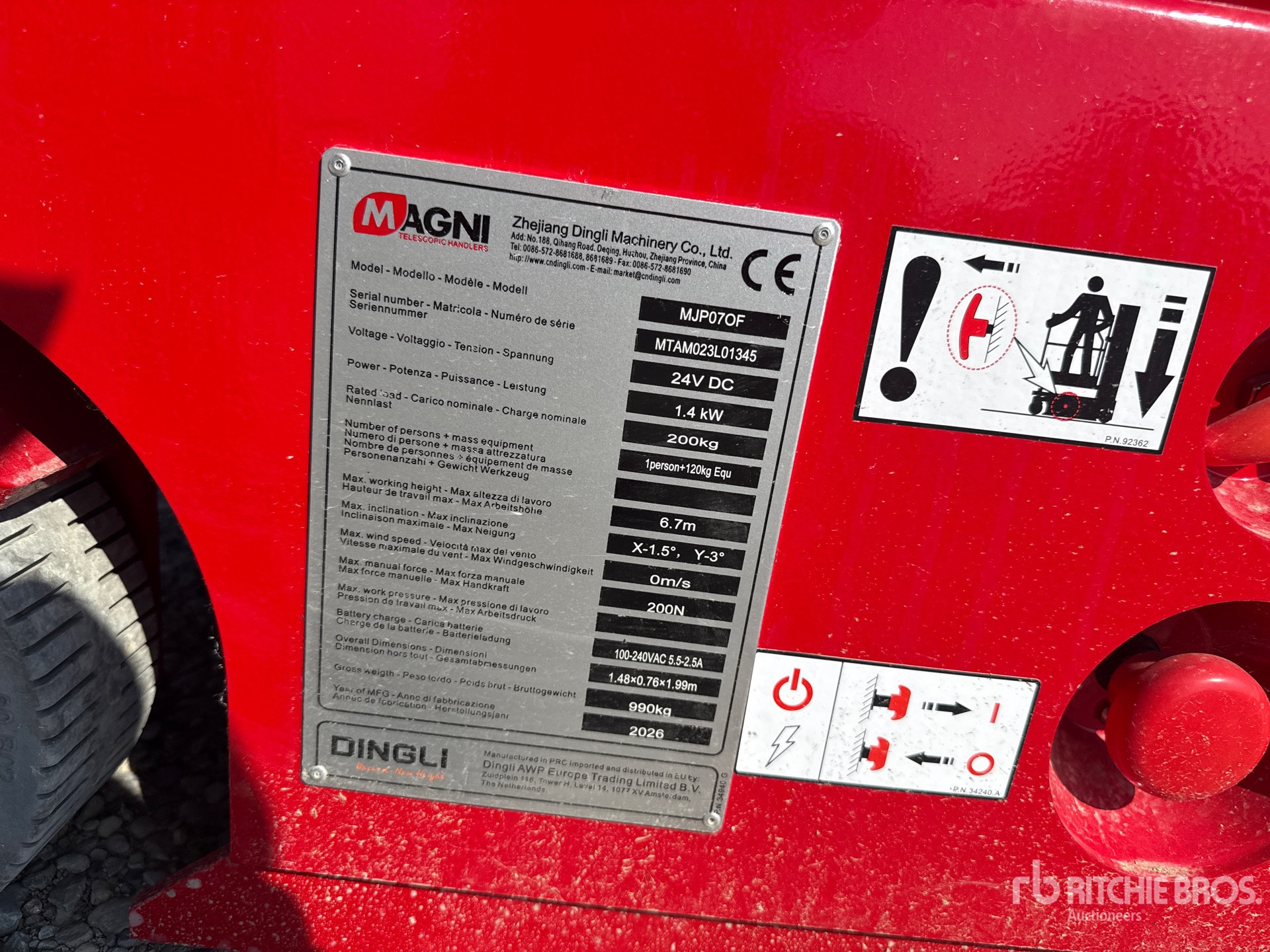 2026 Magni MJP07OF