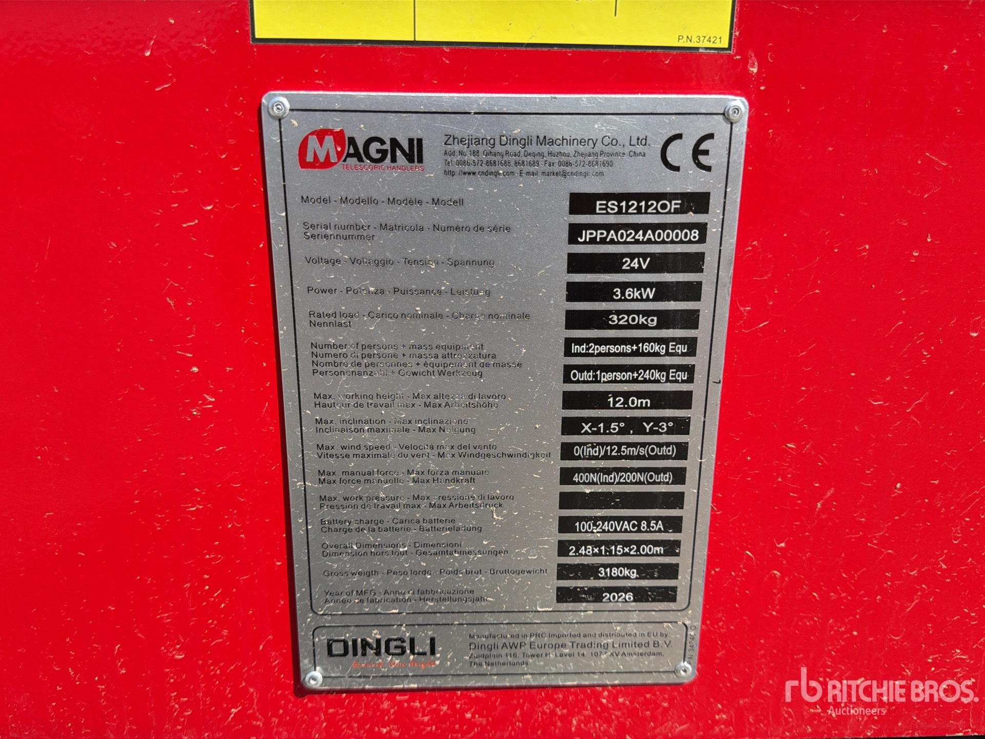 2026 Magni ES1212OF