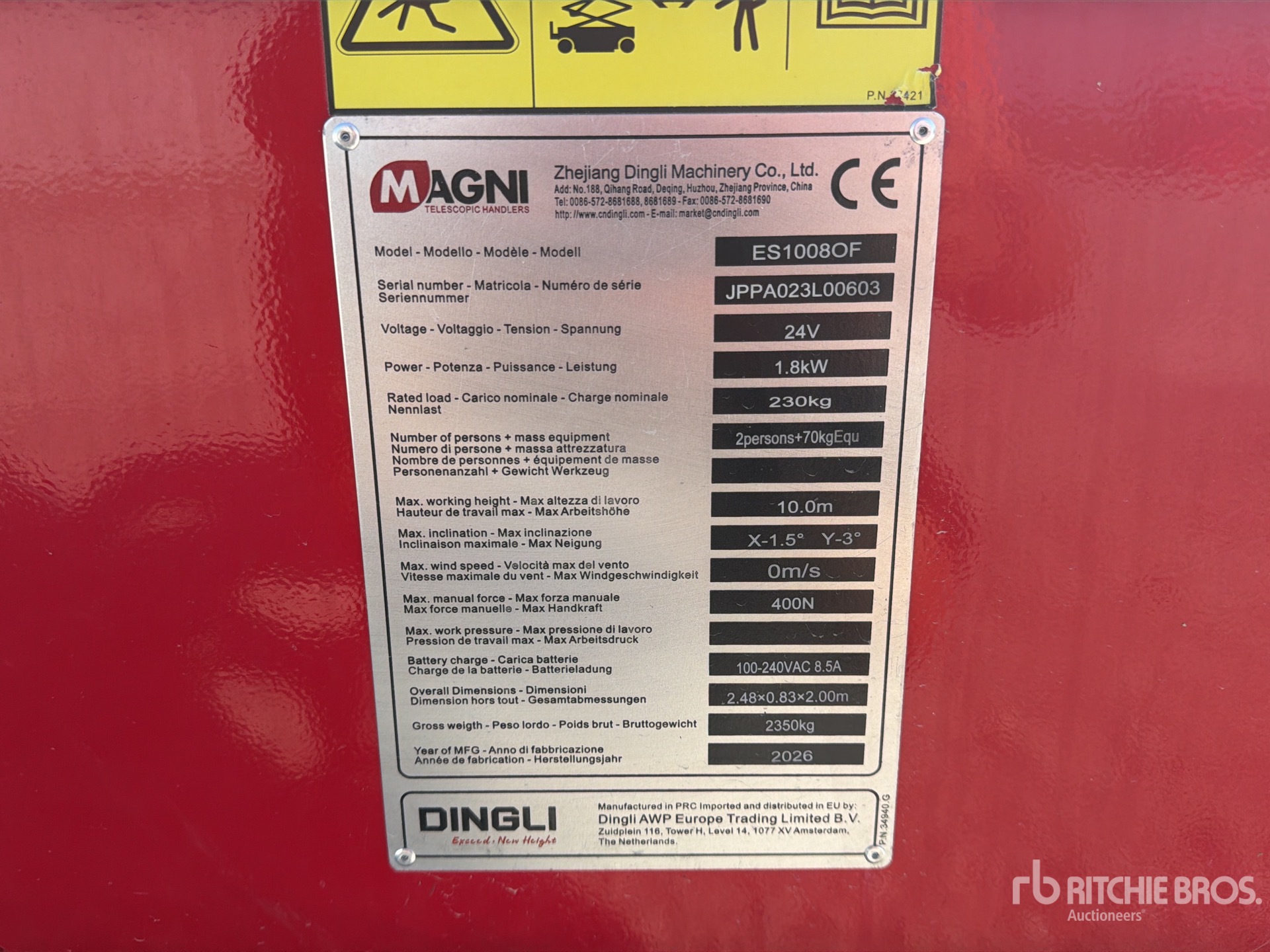 2026 Magni ES1008OF