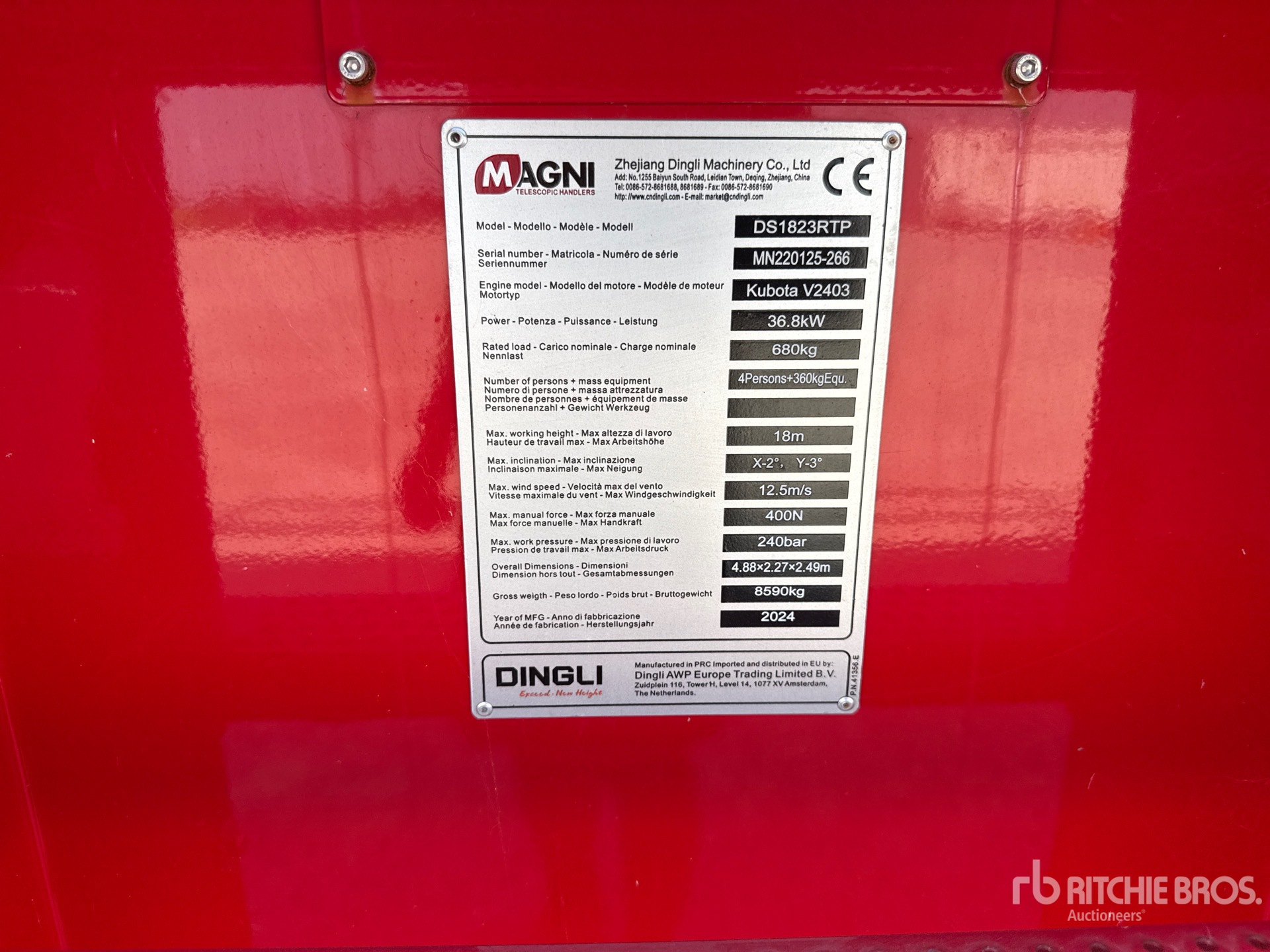 2024 Magni DS1823RTP
