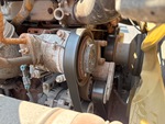 Engine with A/C Compressor