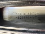 General Appearance with Frame Stamp Serial Number/VIN Photo