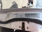 General Appearance with Numéro de série/Numéro d'identification du véhicule automobile