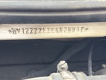 General Appearance with Frame Stamp Serial Number/VIN Photo