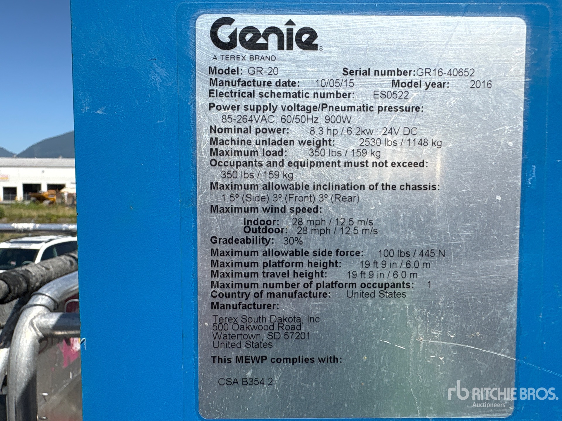 Photo of a  Genie GR-20