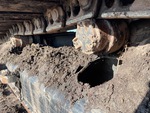 Undercarriage with Right Carrier Rollers