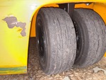 Chassis Lift with Left Rear Tire