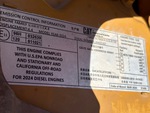 Engine with Emission Label