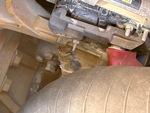 Engine with A/C Compressor