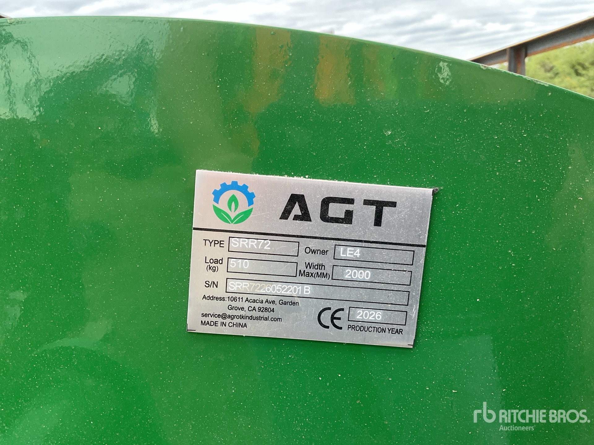 2026 AGT SRR72