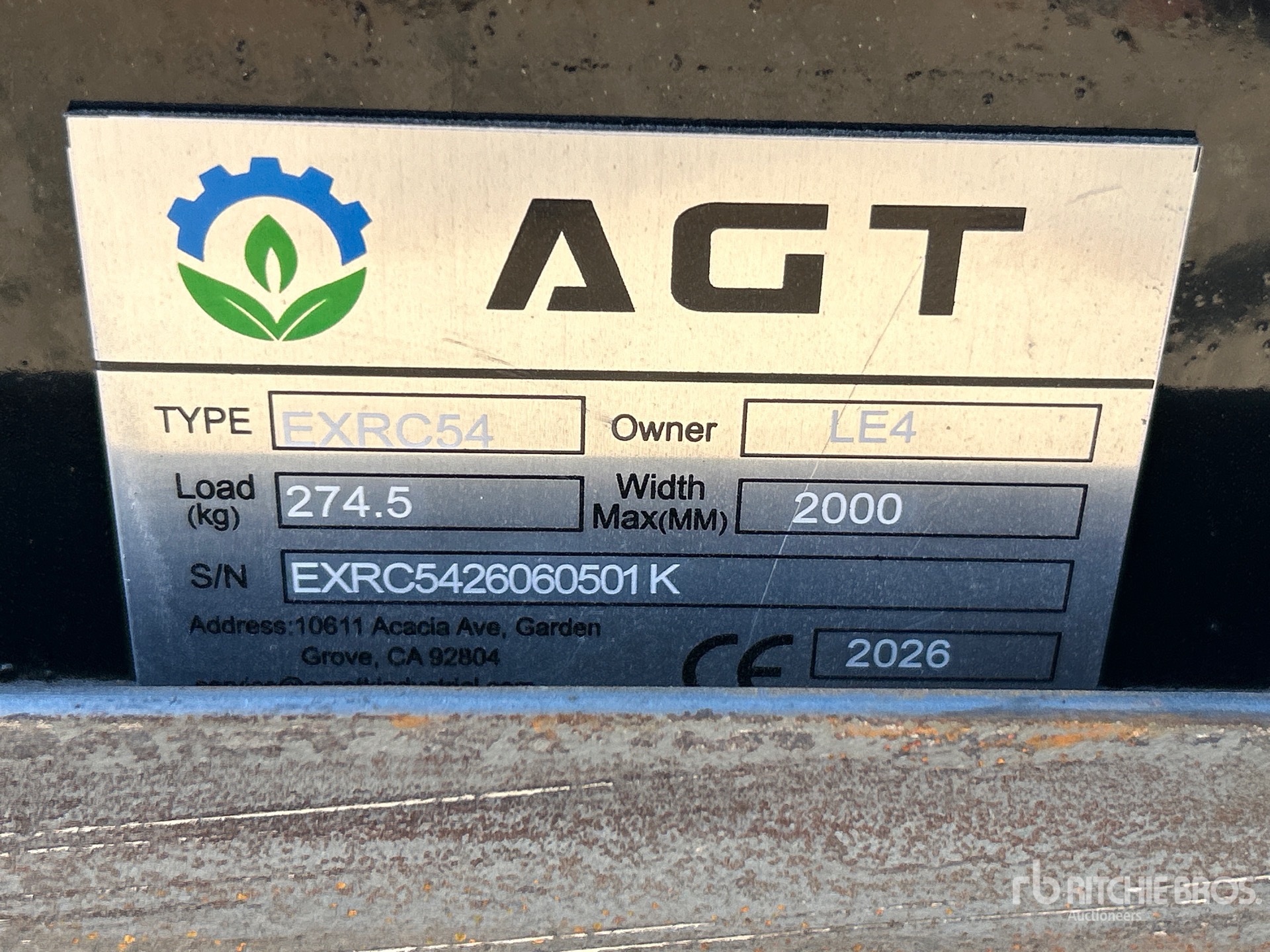 2026 AGT EXRC54