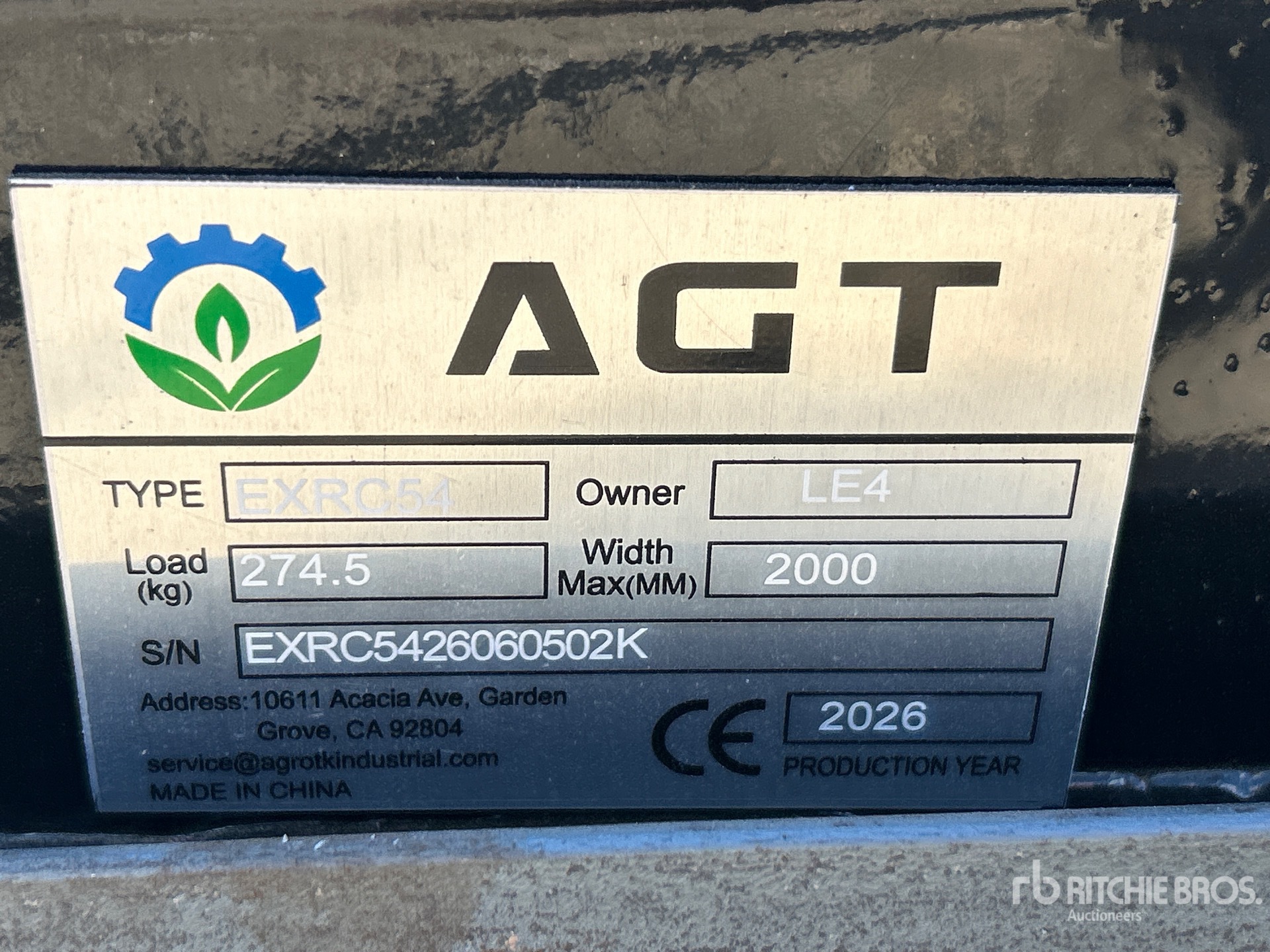 2026 AGT EXRC54