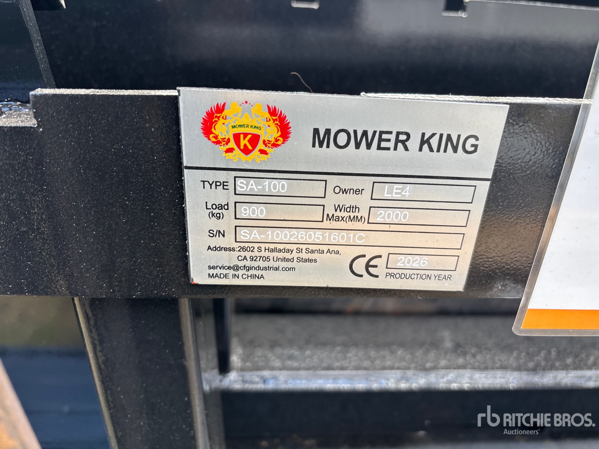 2026 Mower King SA-100