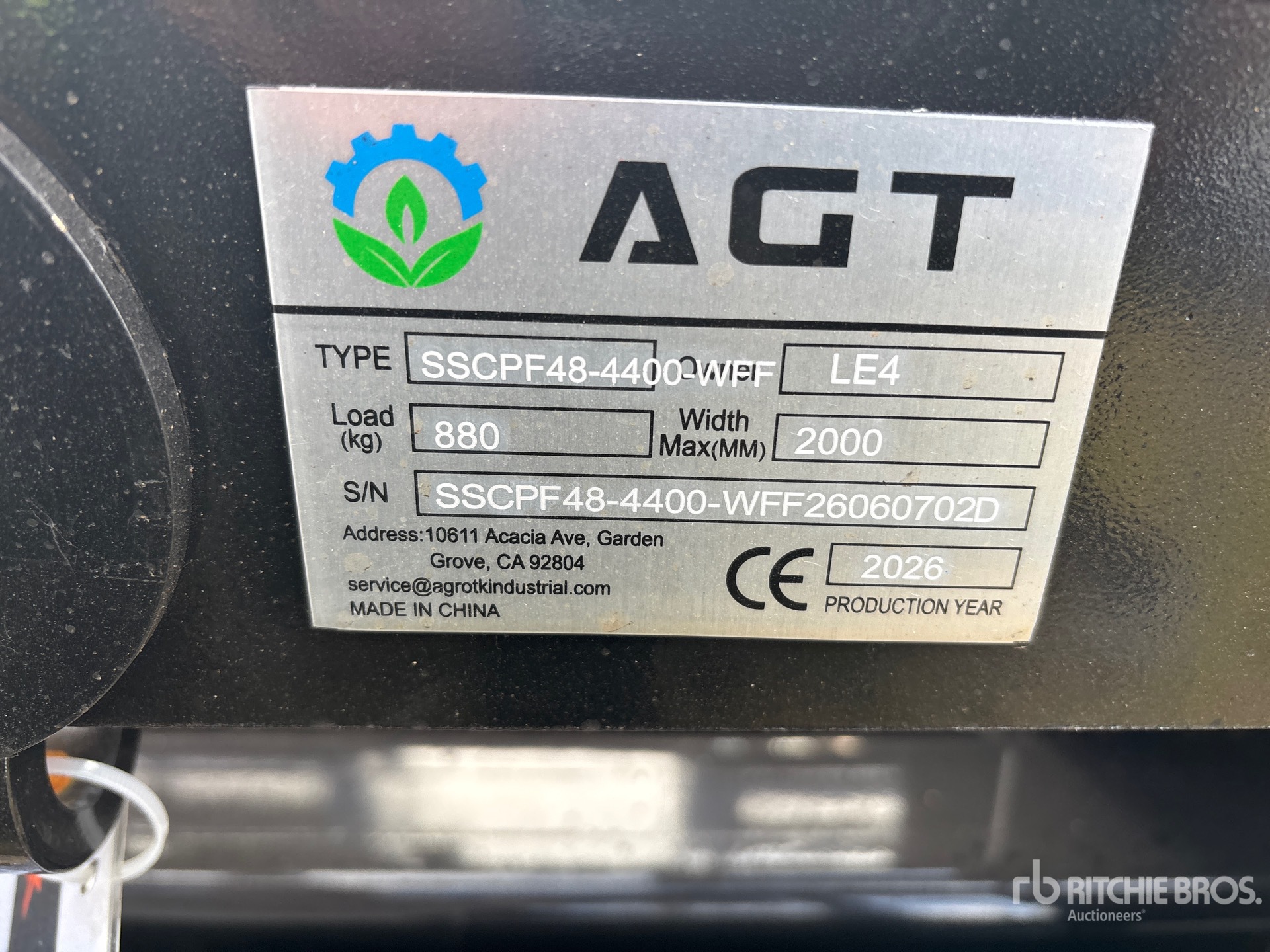 2026 AGT SSCPF48-4400-WF