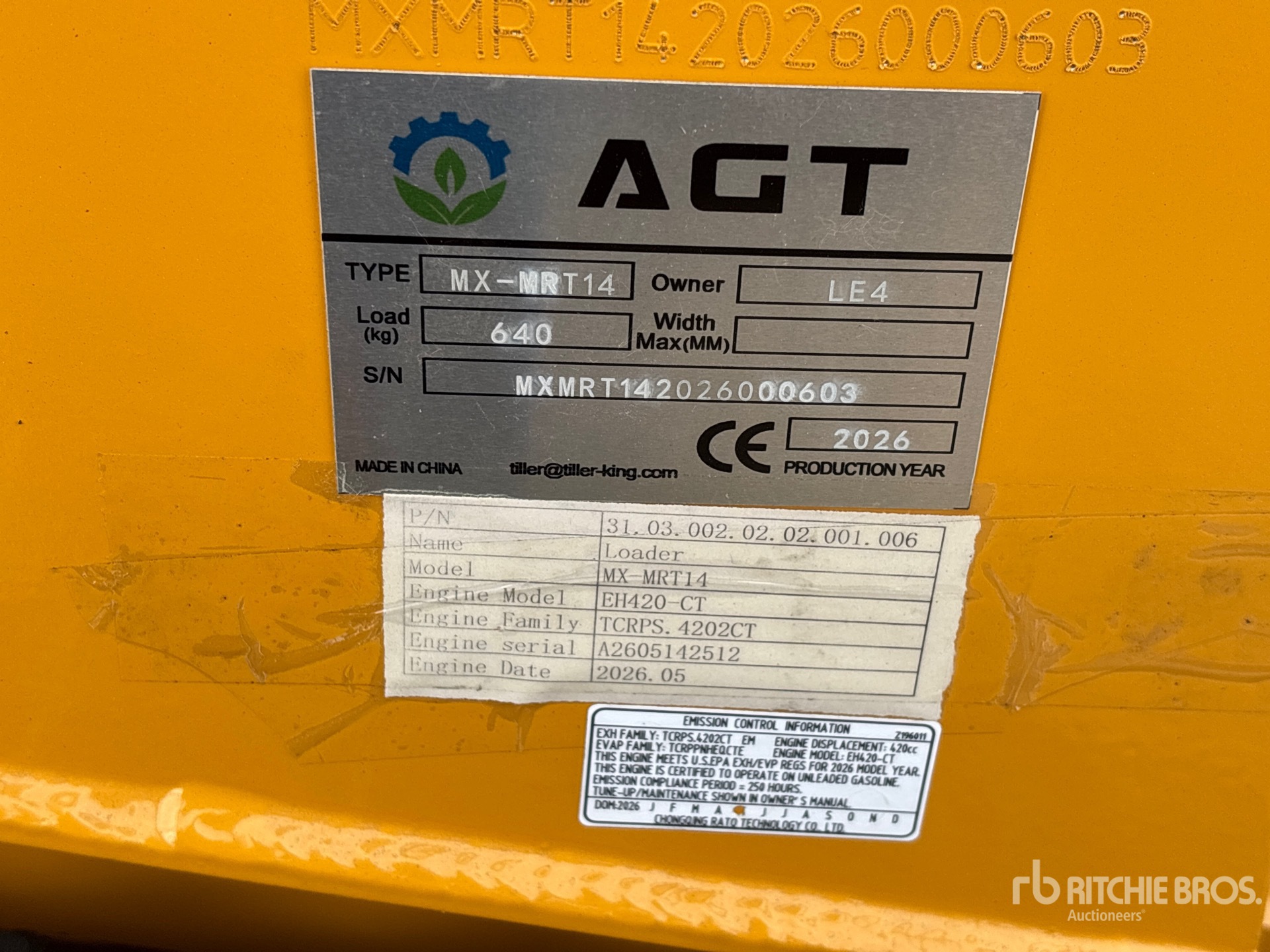 2026 AGT MX-MRT14