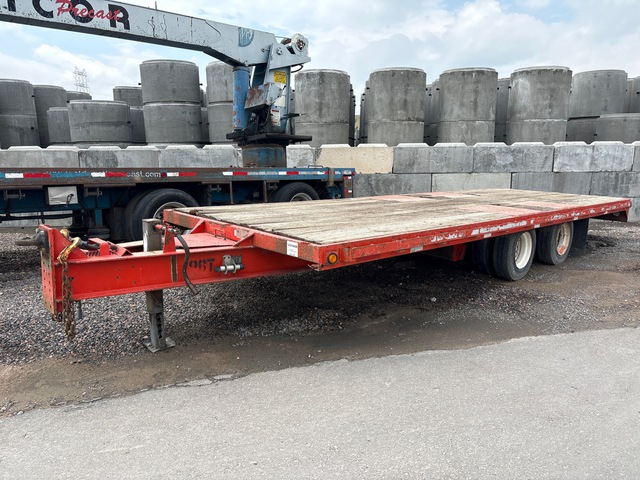 2008 (unverified) Trail King TK40LP-2400 24 ft T/A Flatbed Trailer