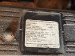 Engine with Emission Label