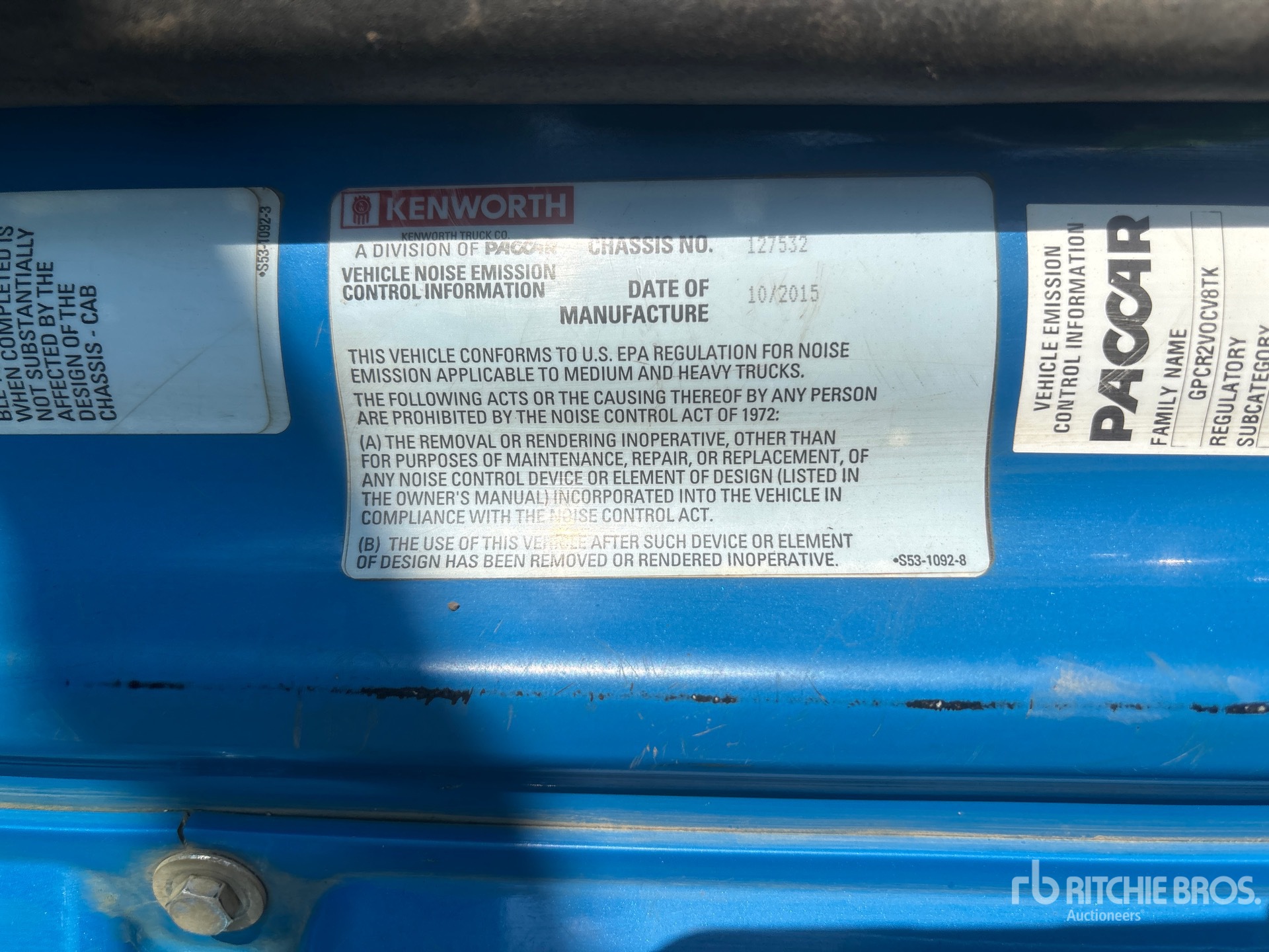 2016 Kenworth T880