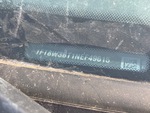 General Appearance with Frame Stamp Serial Number/VIN Photo