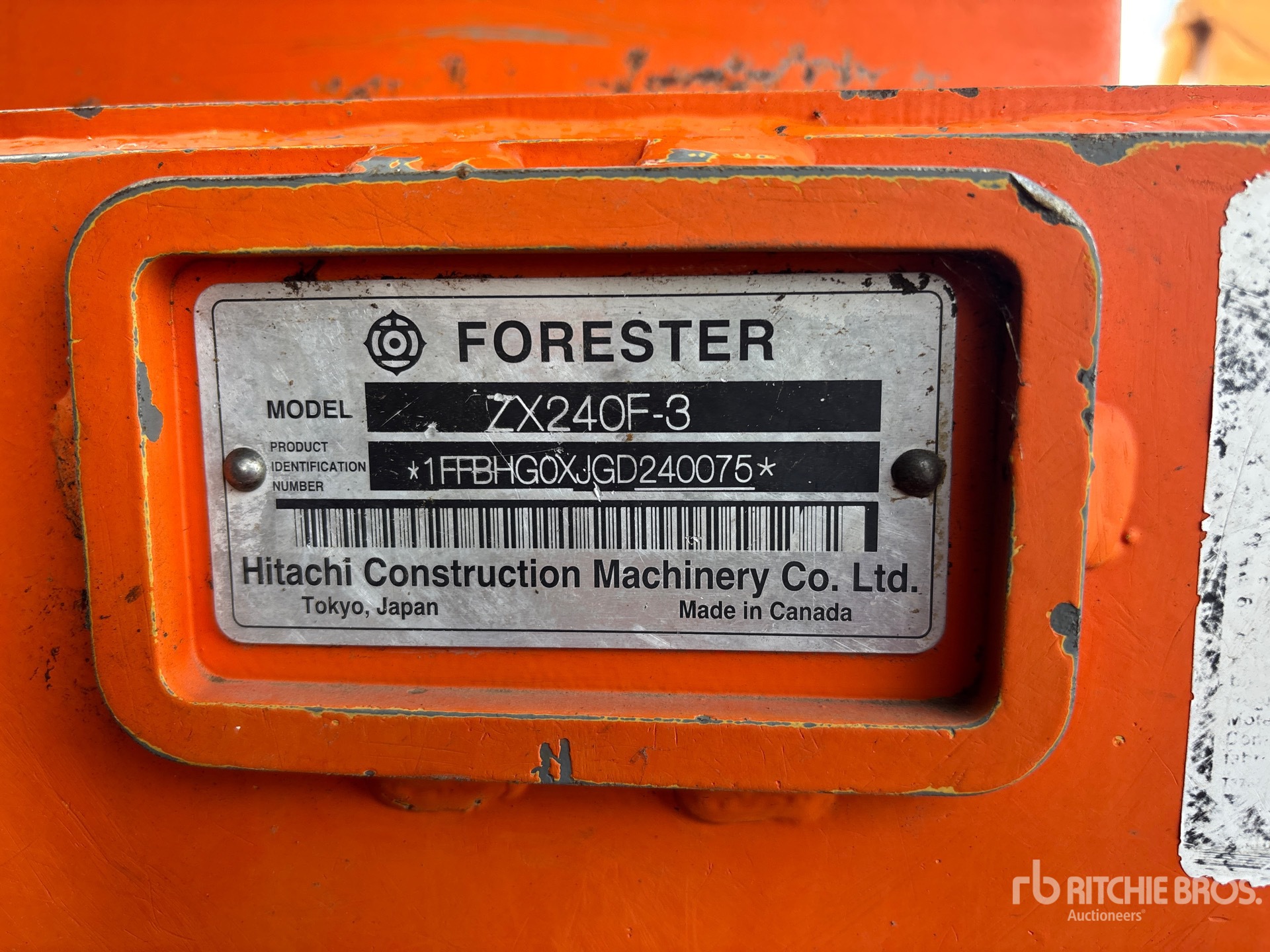 2016 Hitachi ZX240F-3