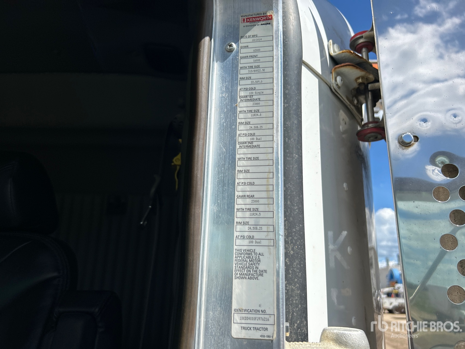 2015 Kenworth T800