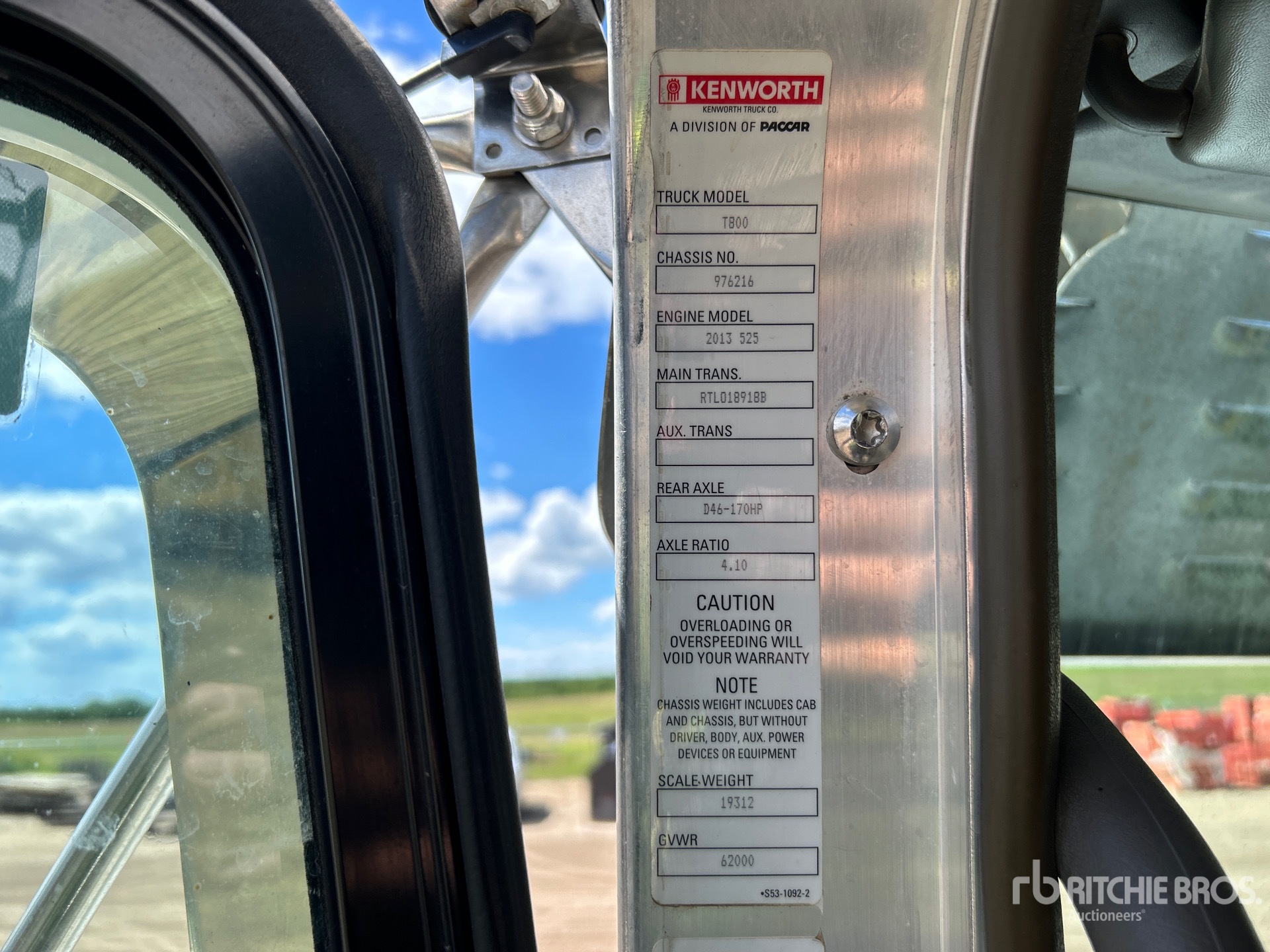 2015 Kenworth T800