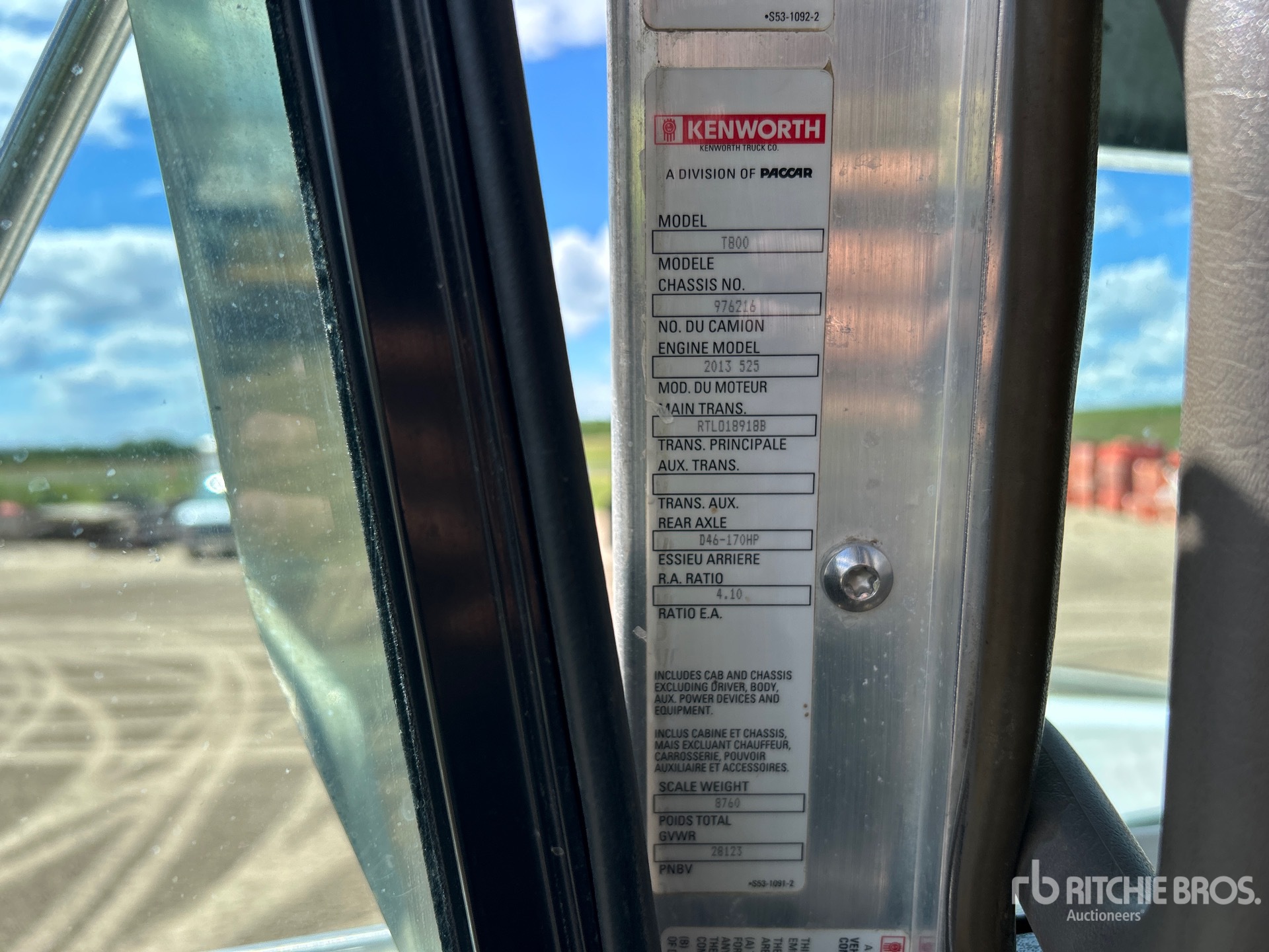 2015 Kenworth T800