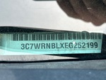 General Appearance with Frame Stamp Serial Number/VIN Photo