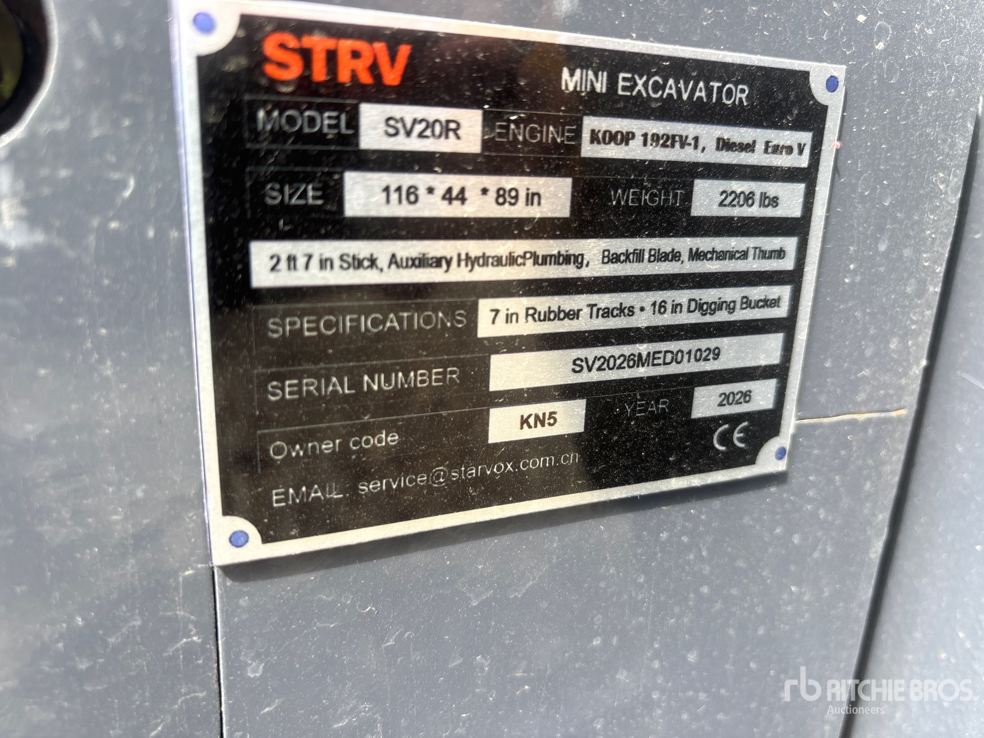 2026 STARVOX SV20R