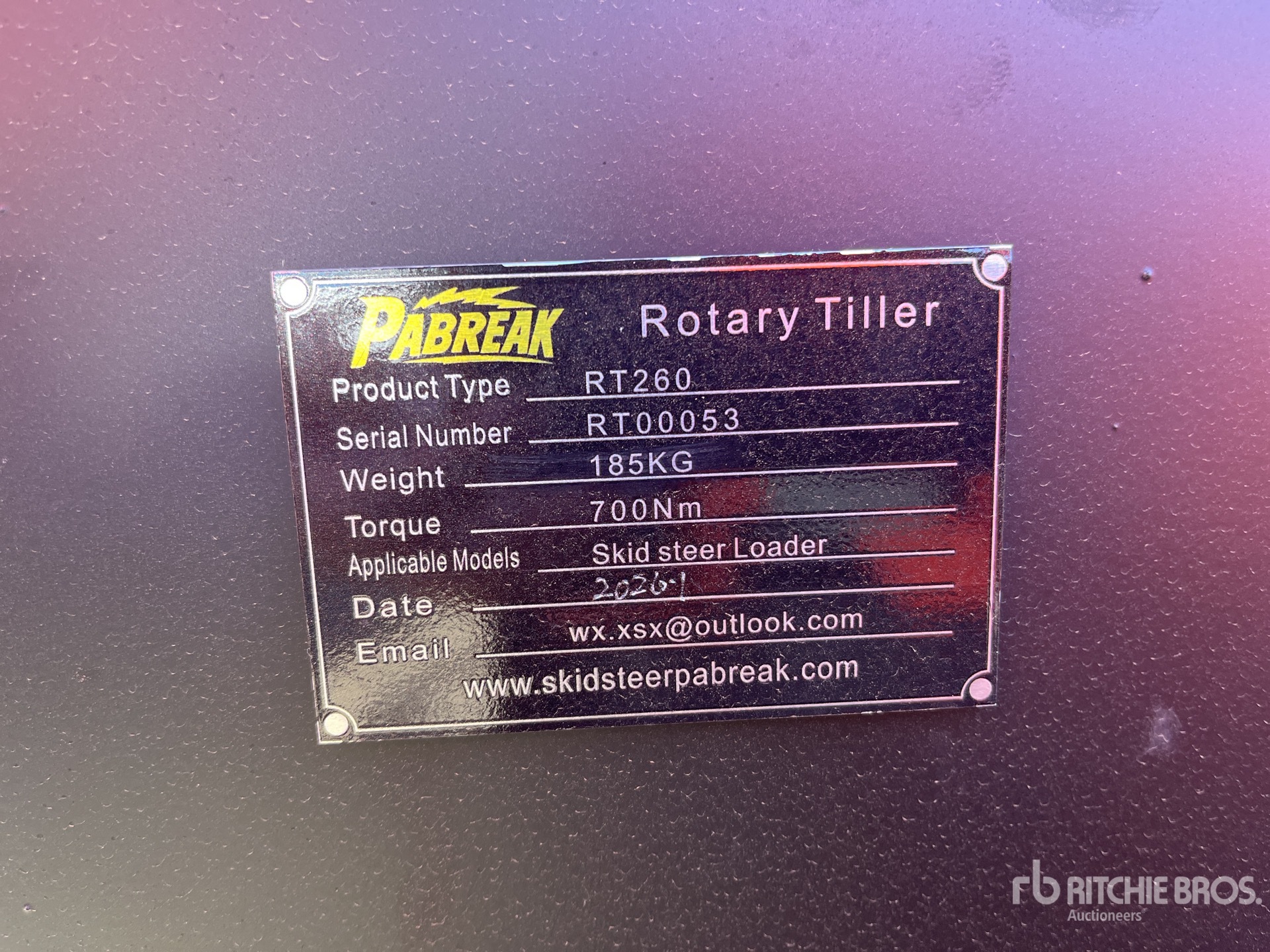 2026 PABREAK RT260