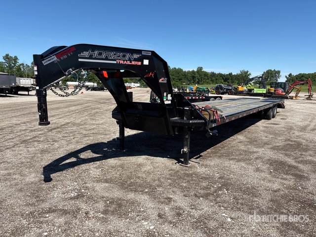 2025 Horizon Fhzgn-10mr 25000 Lb 40 Ft T/a Gooseneck Equipment Trailer