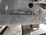 General Appearance with Frame Stamp Serial Number/VIN Photo