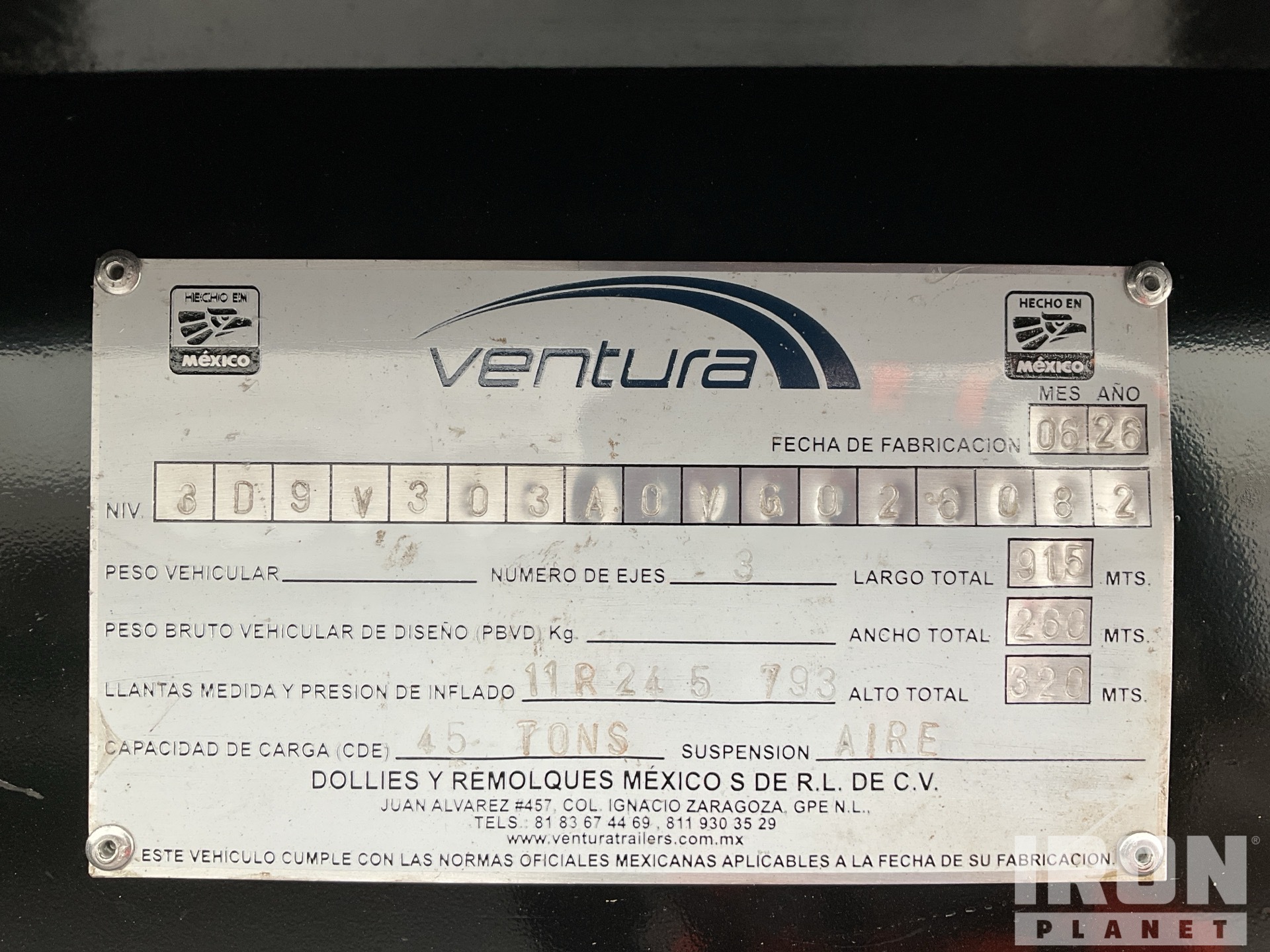 2027 Venturo 30 ft Tri/A Semirremolque de Vo ...