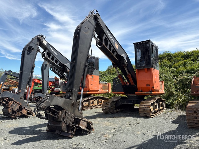 2010 Hitachi Zx370f-3-ll Heel Boom Log Loader