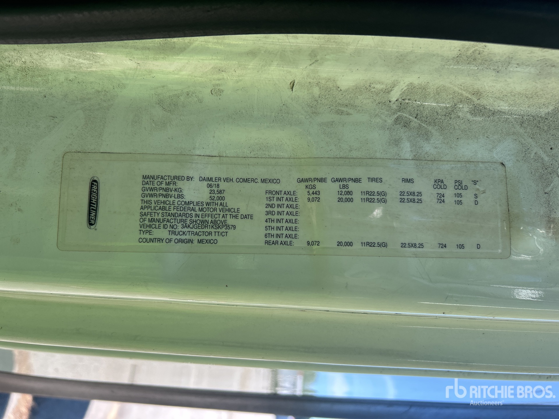 2019 Freightliner CASCADIA 125