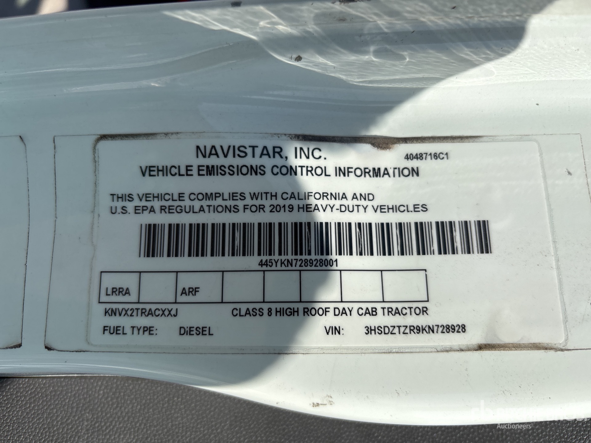 2019 International LT625