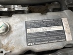 Engine with Emission Label