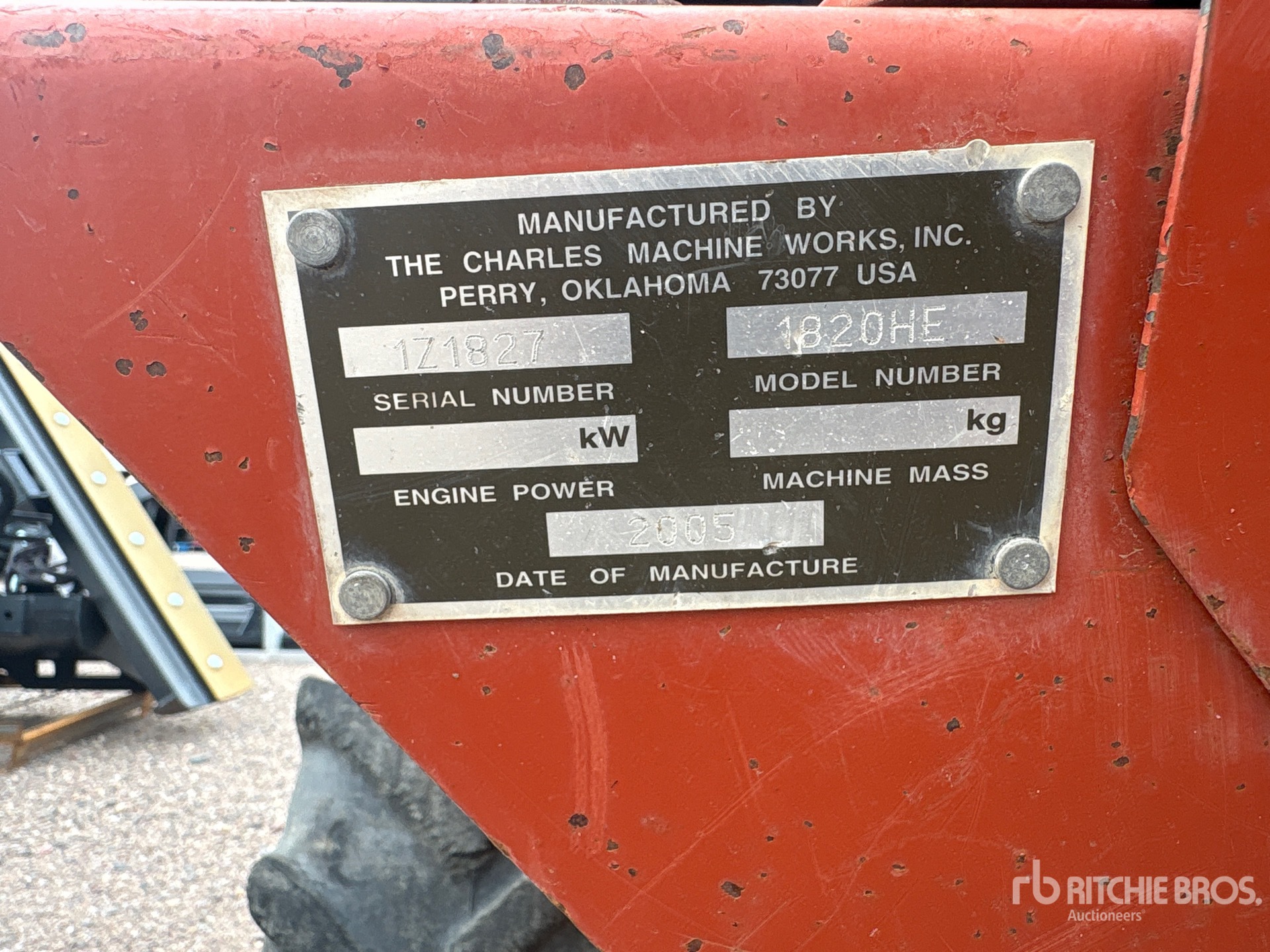 2005 Ditch Witch 1820HE