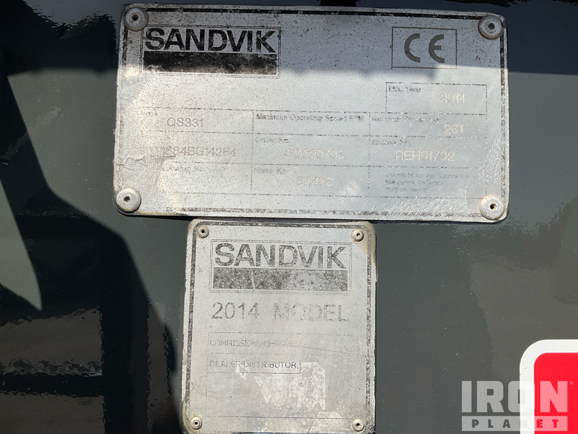 2014 Sandvik QS331