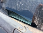 General Appearance with Frame Stamp Serial Number/VIN Photo