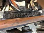 General Appearance with Frame Stamp Serial Number/VIN Photo