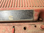 Engine with Emission Label