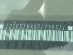 General Appearance with Frame Stamp Serial Number/VIN Photo